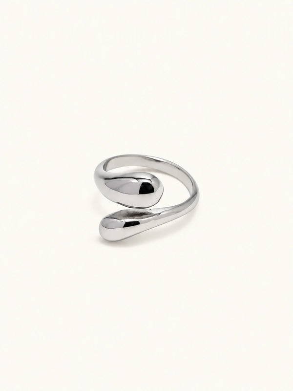Madeleine Open Wrap Ring – Silver