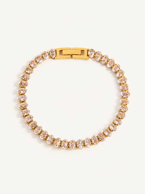Allure crystal tennis bracelet — clean product image