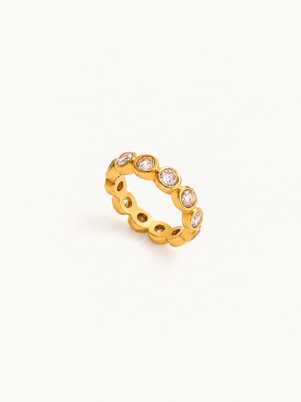 Coeur Crystal Eternity Ring — Round clean variant image