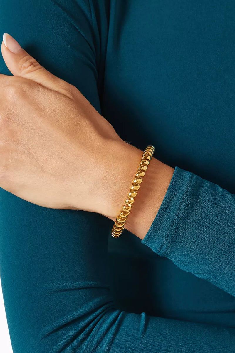 Cherie Twisted Cuff Bangle – Gold
