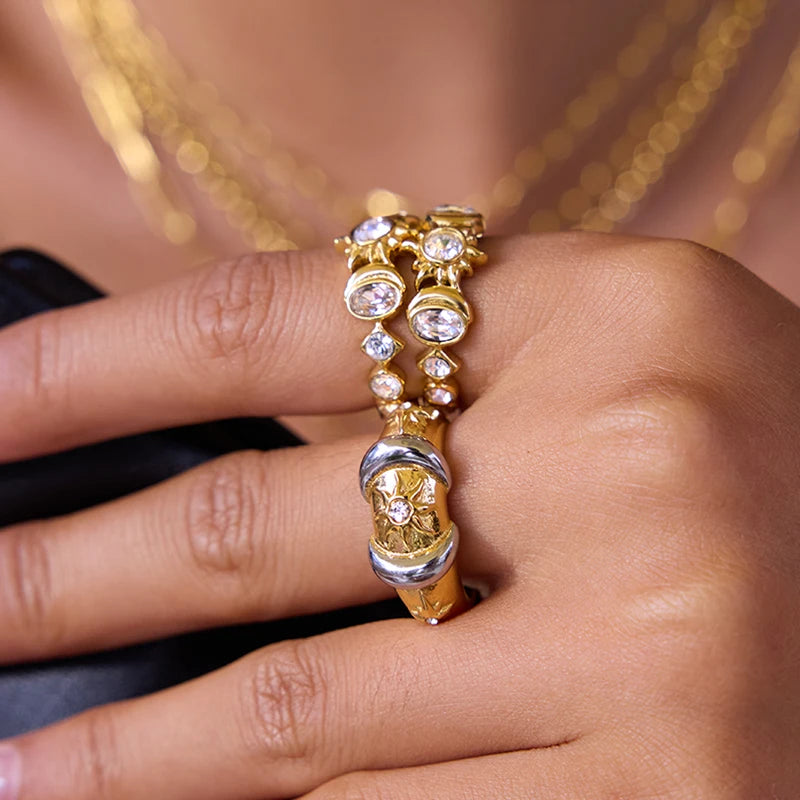 Gabrielle Sun & Moon Ring