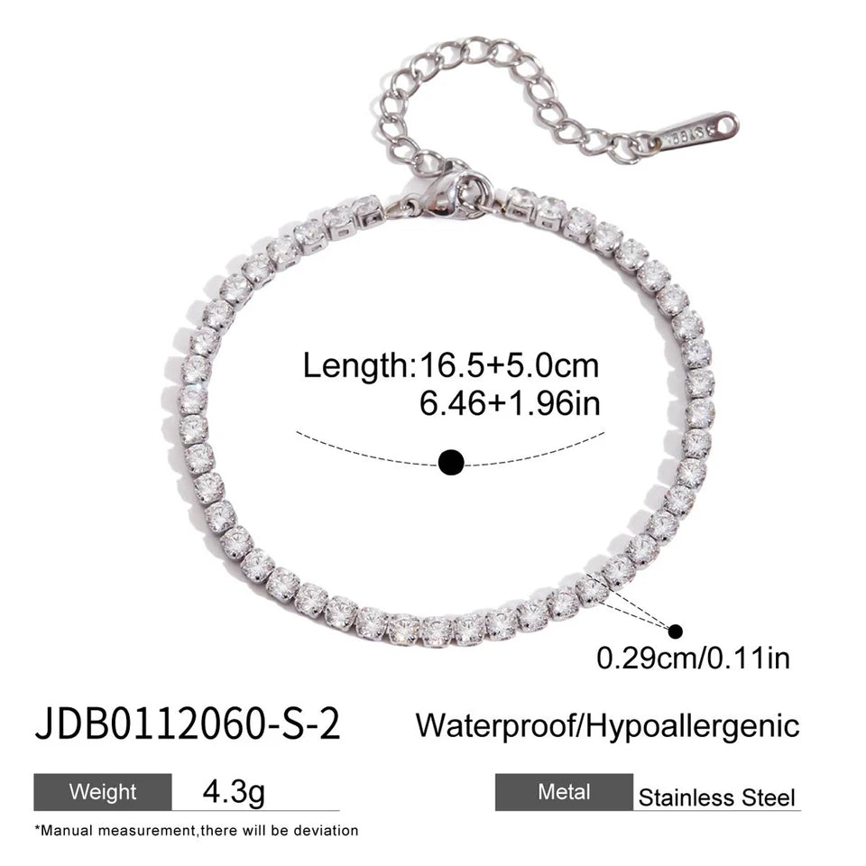 Odile Heart Chain Bracelet
