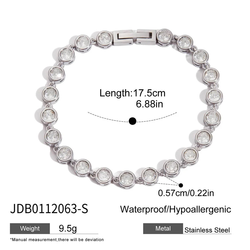 Odile Heart Chain Bracelet
