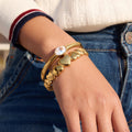 MACAJE Celestine Heart Bangle