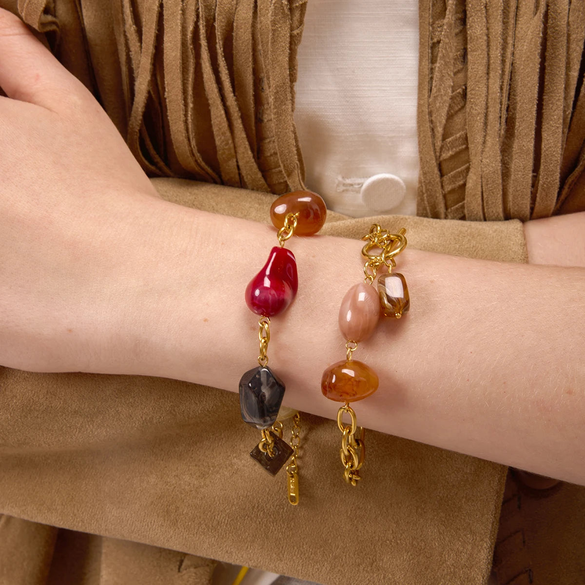 MACAJE Rivage Resin Bangle