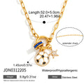 Florence Sport Necklace - Red Brown