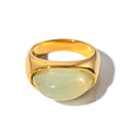 Margaux Clear Resin Ring - White