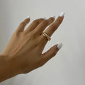 Lumiere Double-Layer Zirconia Ring