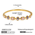 Aurore Faceted Bangle