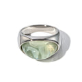 Margaux Clear Resin Ring - Green