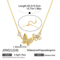 Odette Heart Necklace - Gold
