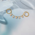 Soleil Zircon Tassel Ring