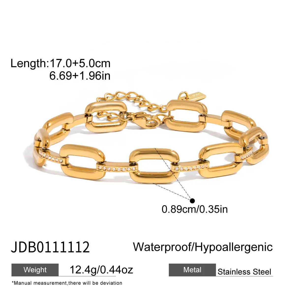 Giselle Heart Bracelet - Vermeil