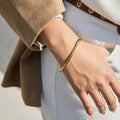 MACAJE Ambre Facet Bangle