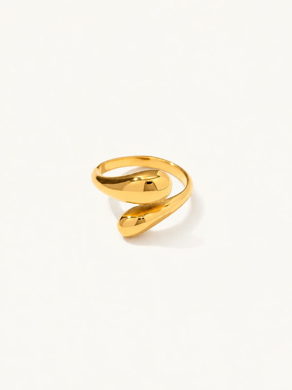 Madeleine Open Wrap Ring – Gold