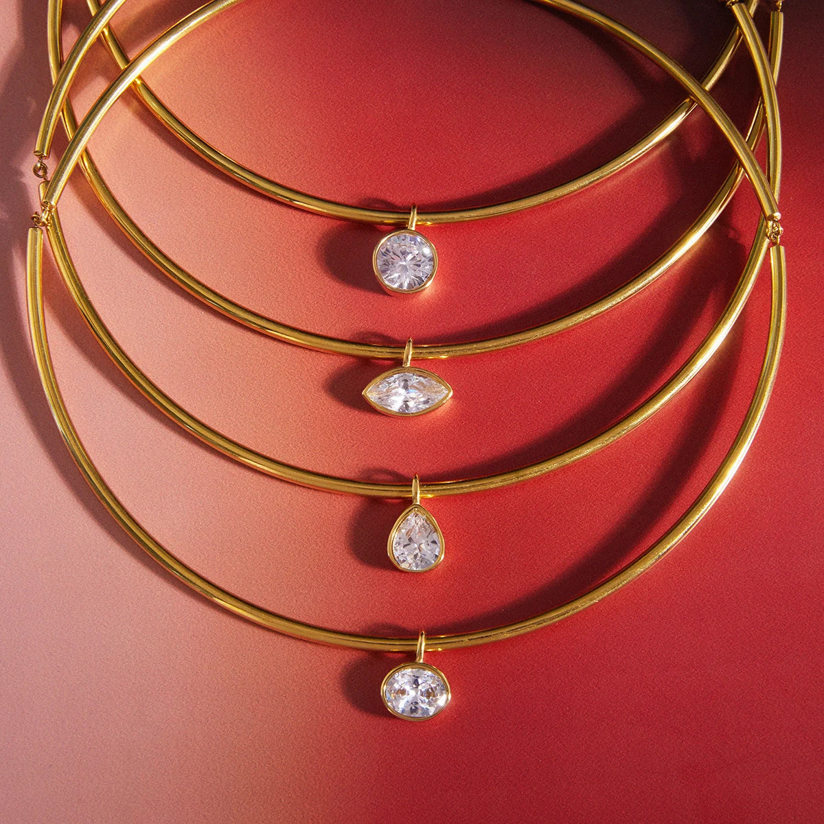 Elise Facet Necklace