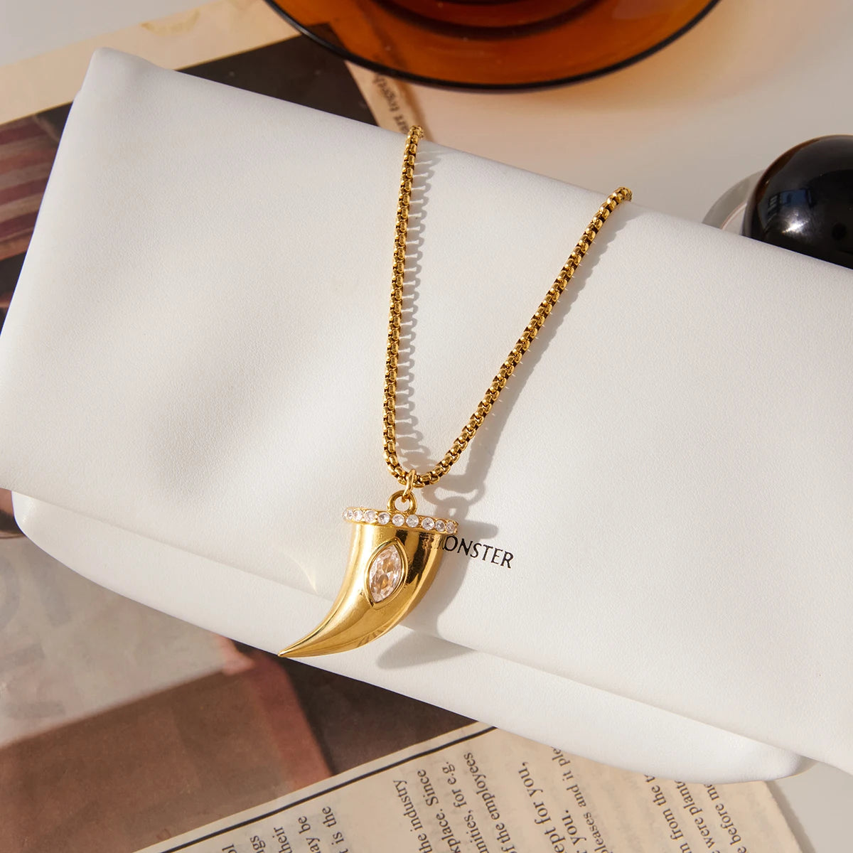 Romy Horn Necklace