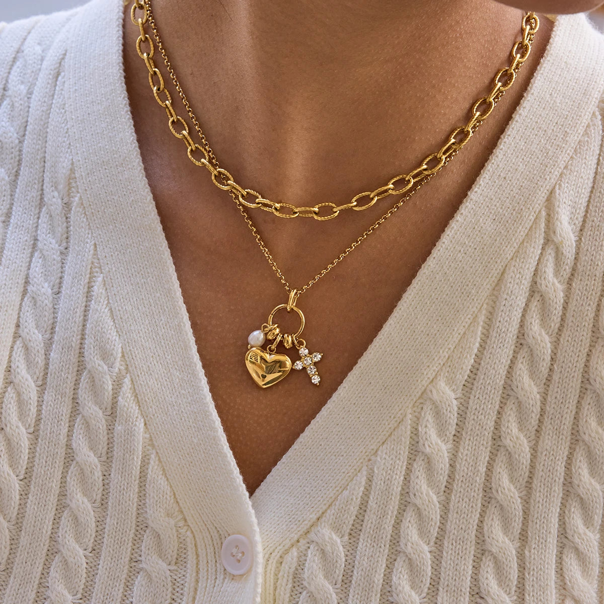 Sabine Heart Necklace