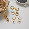 Rose Cherry Earrings