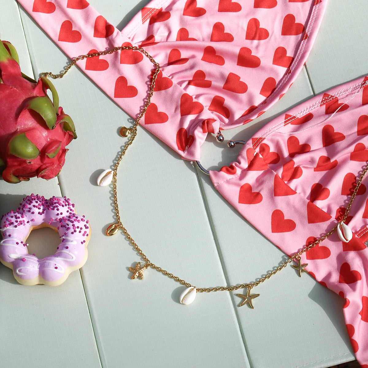 MACAJE Selene Pearl Waist Chain