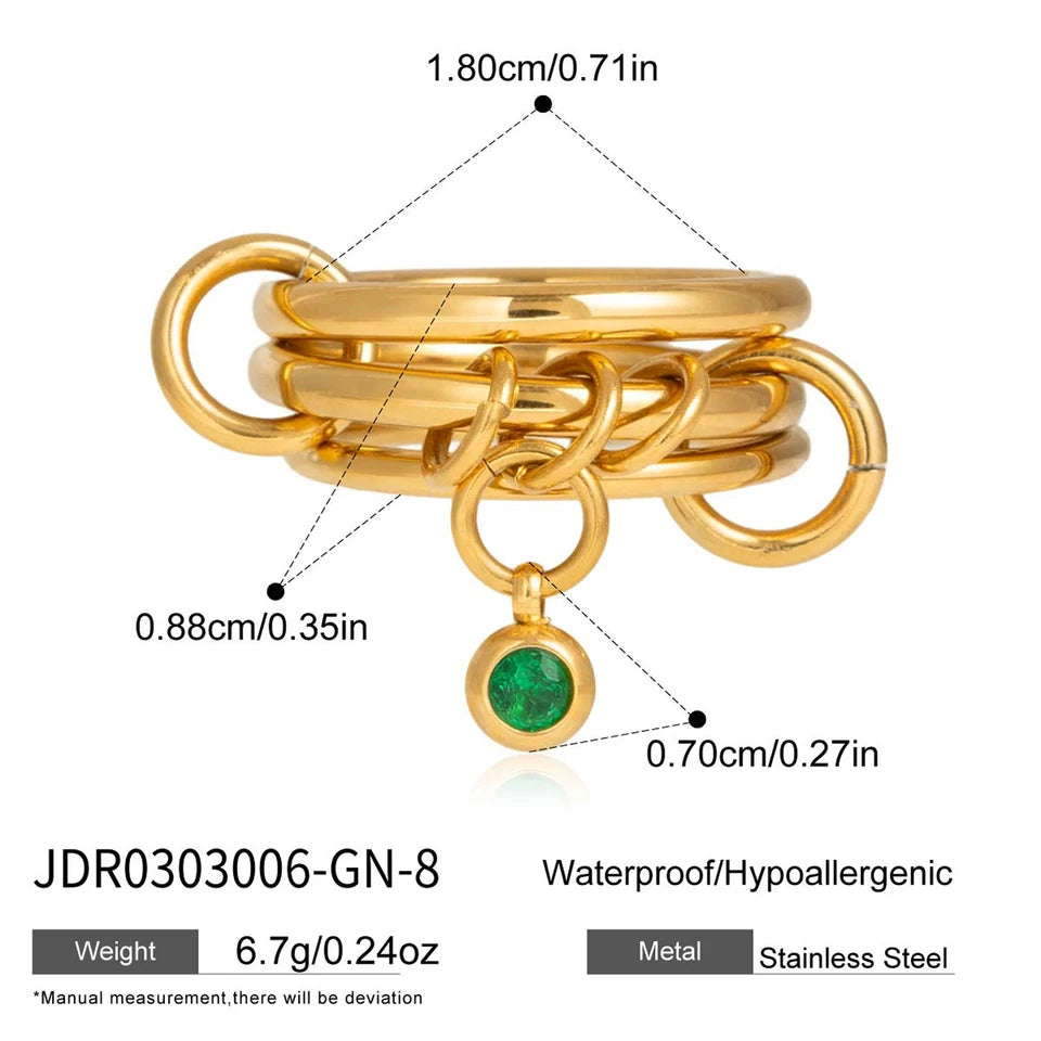 Frederique Stacking Ring