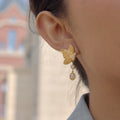 Blanche Butterfly Earrings