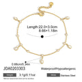 MACAJE Faye Facet Anklet Green