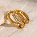 Lumiere Double-Layer Zirconia Ring