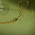 Delphine Glass Necklace