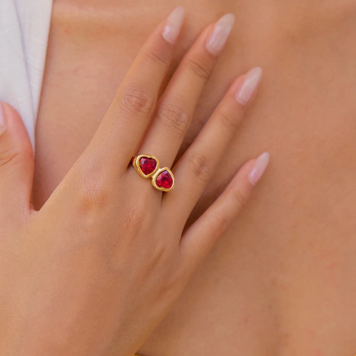 Rouge Heart Ring