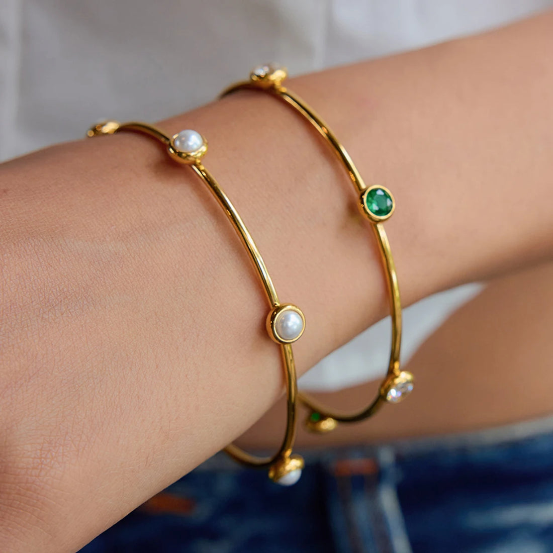 Ninon Stone Station Bangle