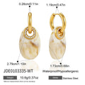 Corentine Ellipse Drop Earrings