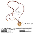 Tiphaine Knot Ring Cord Necklace