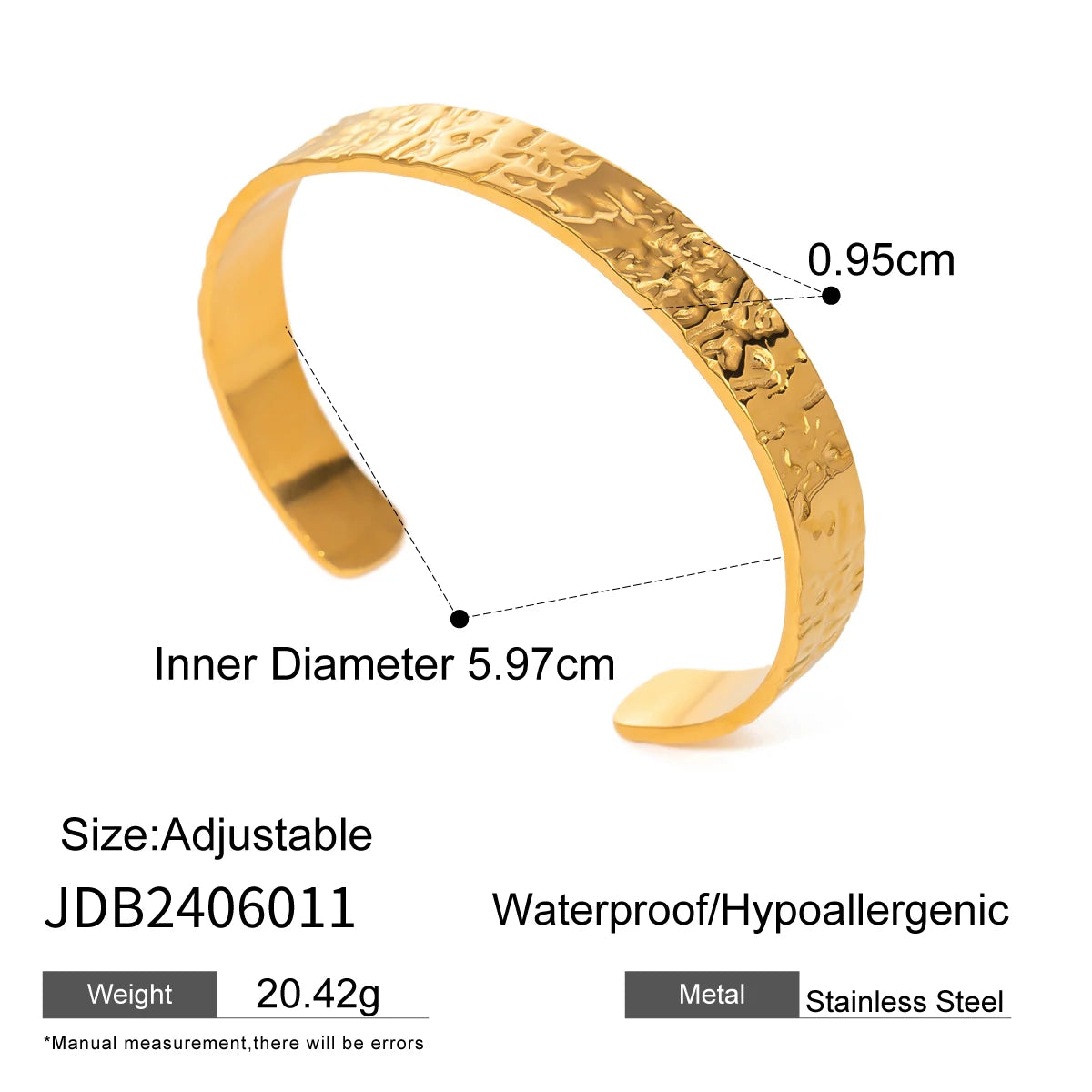 MACAJE Camelia Bangle Light Yellow Gold