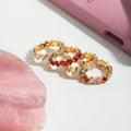 Iris Multicolor Zircon Eternity Ring gift-ready packaging – Macaje ring