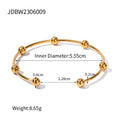 MACAJE Plume Bangle Light Yellow Gold
