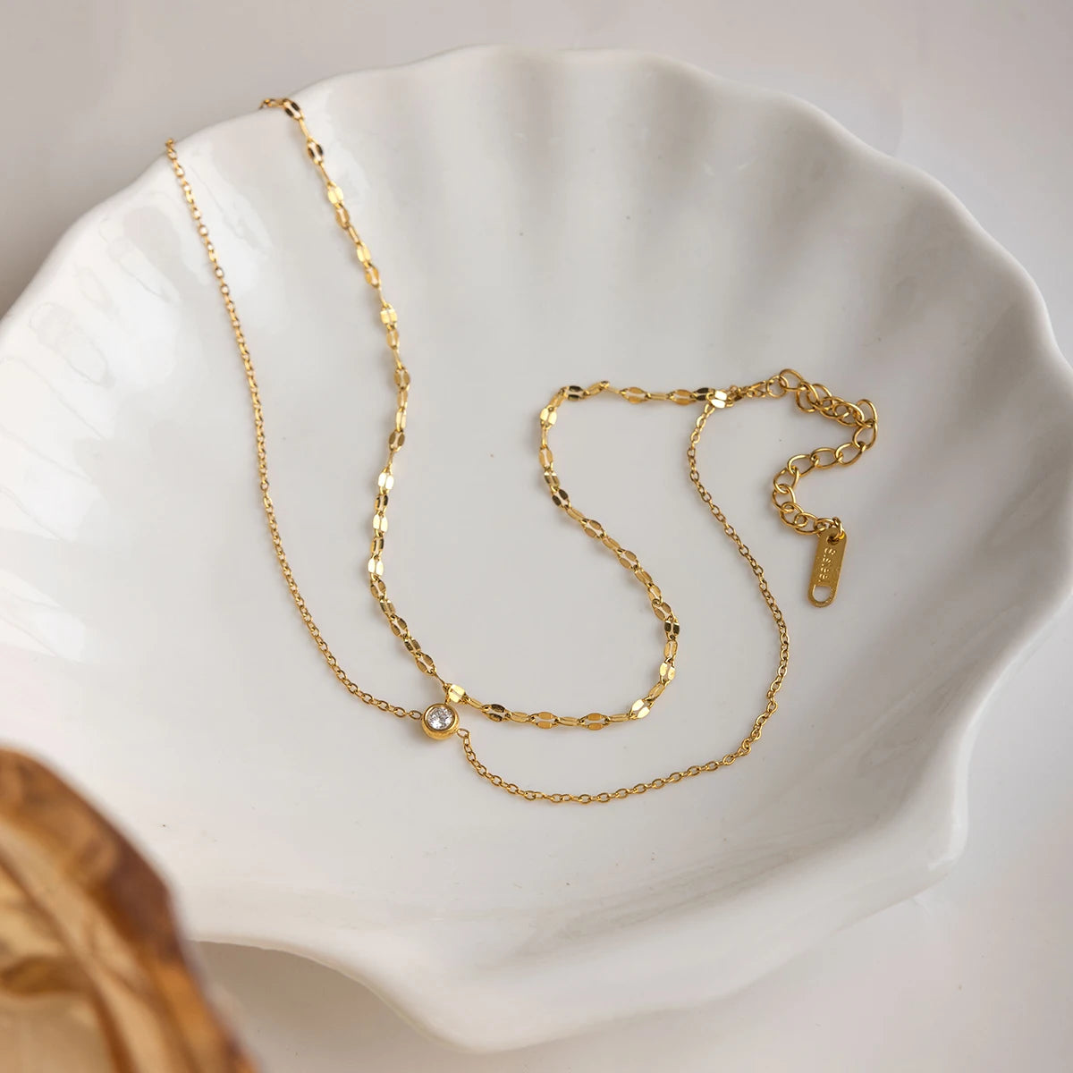 MACAJE Axelle Zircon Anklet
