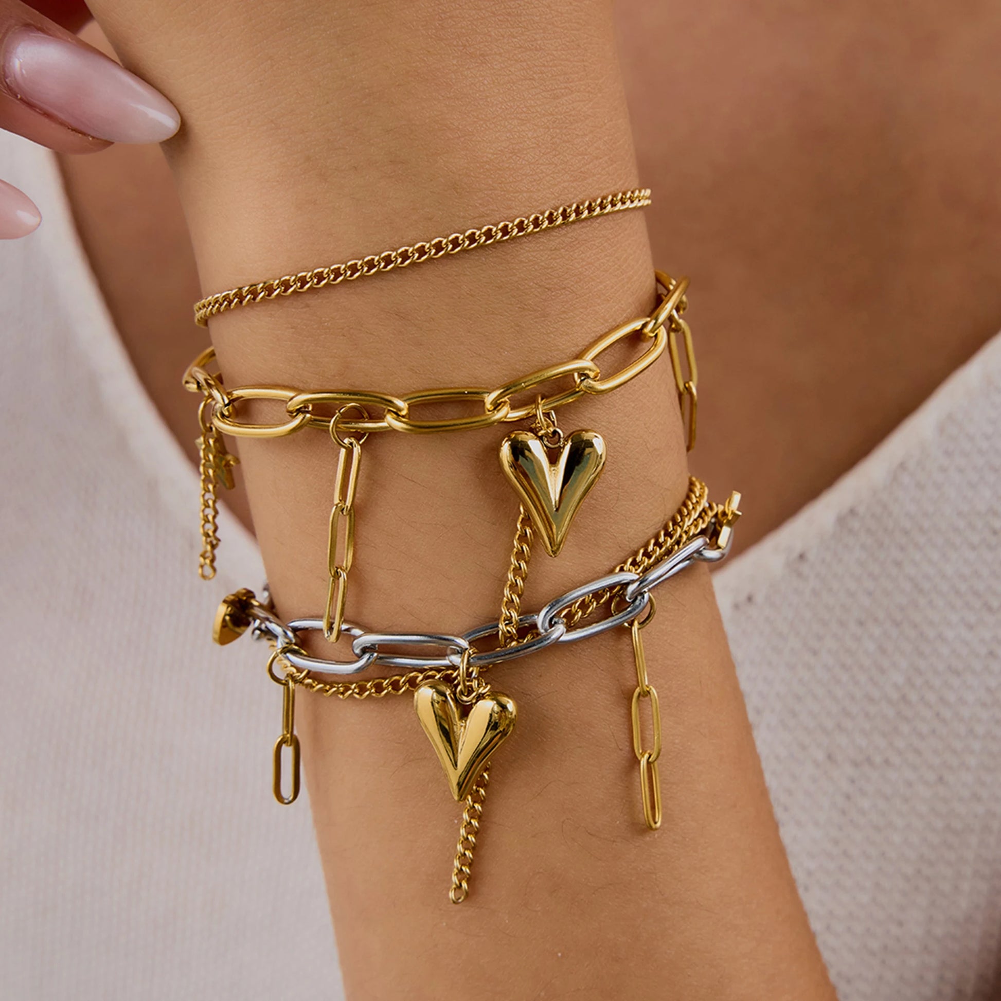Pia Heart Bracelet
