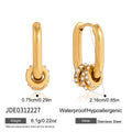 Mathilde Circle Clip Earrings