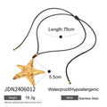 Rosalie Starfish Cord Necklace
