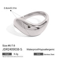 Ludivine Sculptural Wave Ring