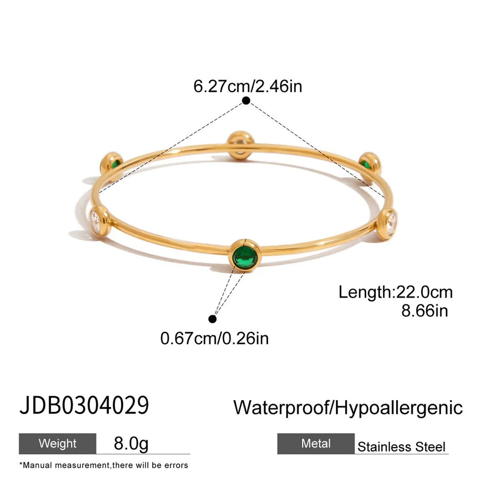 Ninon Rhinestone Station Bracelet