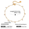 MACAJE Faye Facet Anklet Blue
