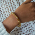 Cherie Twisted Cuff Bangle close-up detail – Macaje waterproof bangle