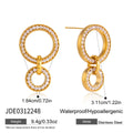 Estel Circle Link Earrings