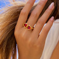 Rouge Heart Ring