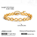 Giselle Heart Bracelet - Reddish Brown