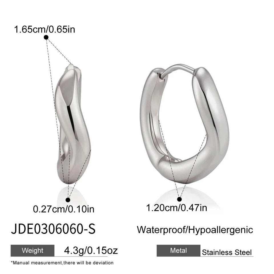 Fanny Geometric Hoop Earrings