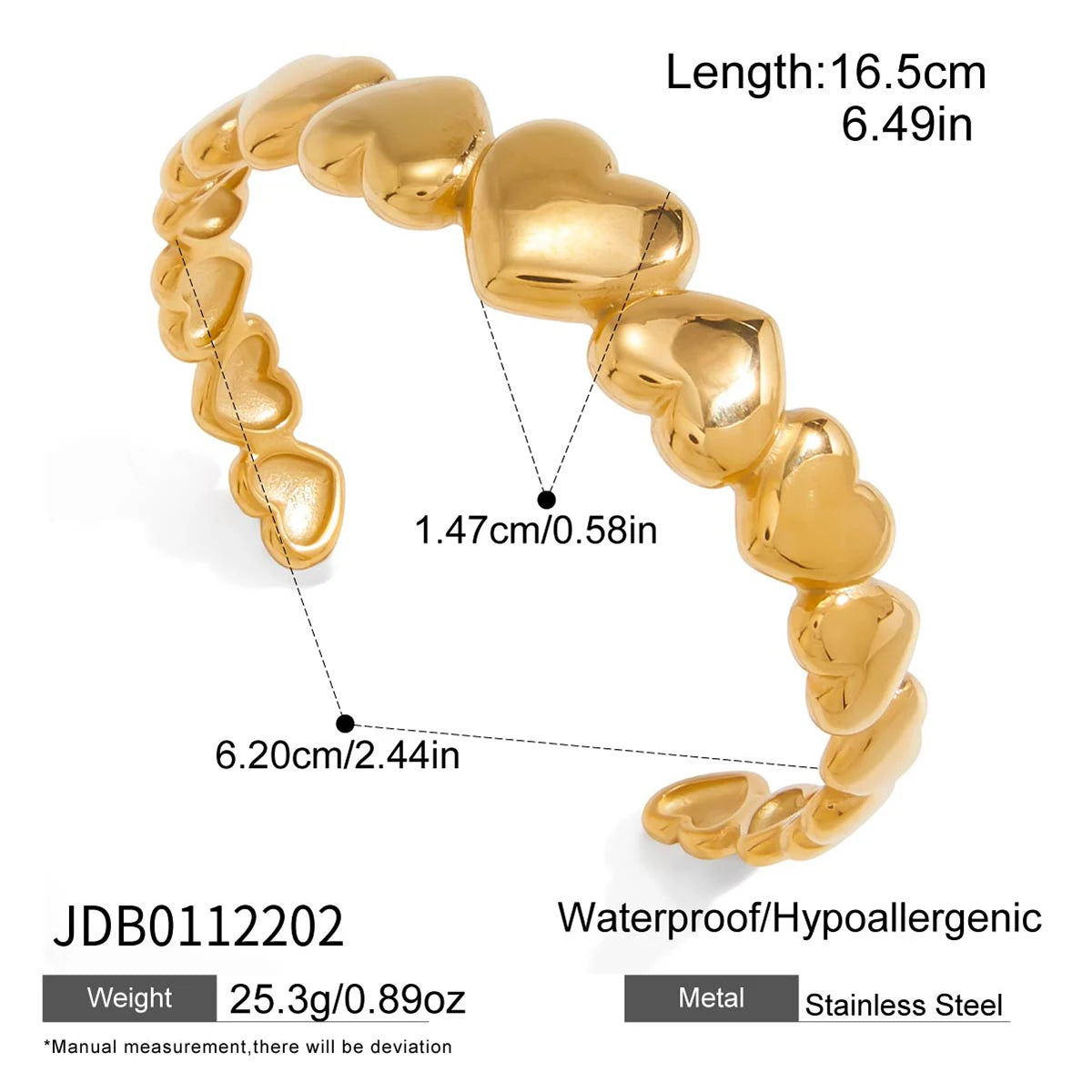 MACAJE Celestine Bangle Light Yellow Gold