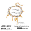 Pia Heart Bracelet - Reddish Brown